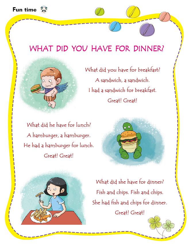 22647Lesson 3 What Did You Have For Lunch 